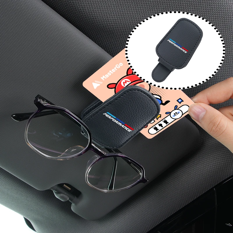 Car Sunglasses Storage Clip Sun Visor Glasses Holder Accessories For E46 E90 E60 F10 E39 F30 E36 F20 E87 E90 E70 E91 E30 G30