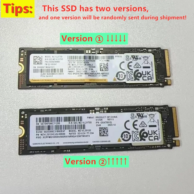 SAMSUNG PM9A1 SSD M.2 2280   NVMe M.2 NVMe PCIe4.0 for Laptop Desktop 1tb Internal Solid State Drives