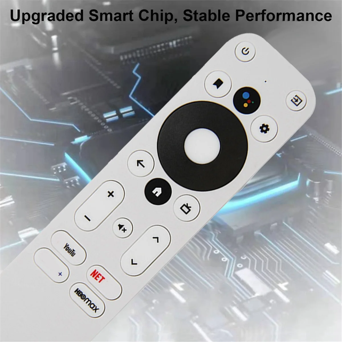 N80R Super Replace Voice Remote Control for KM2 KM2 PLUS Android 4K UHD TV Box Bluetooth Voice Remote White
