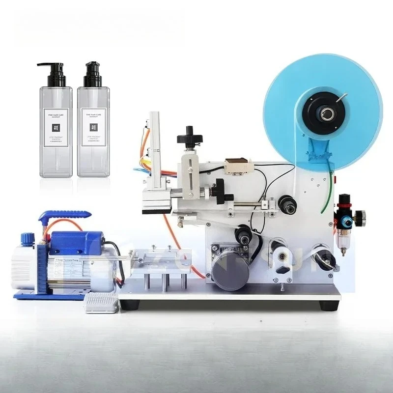 

ZONESUN Flat Surface Labeler Semi Automatic Flat Surface Labeling Machine Top Label Applicator ZS-TB60
