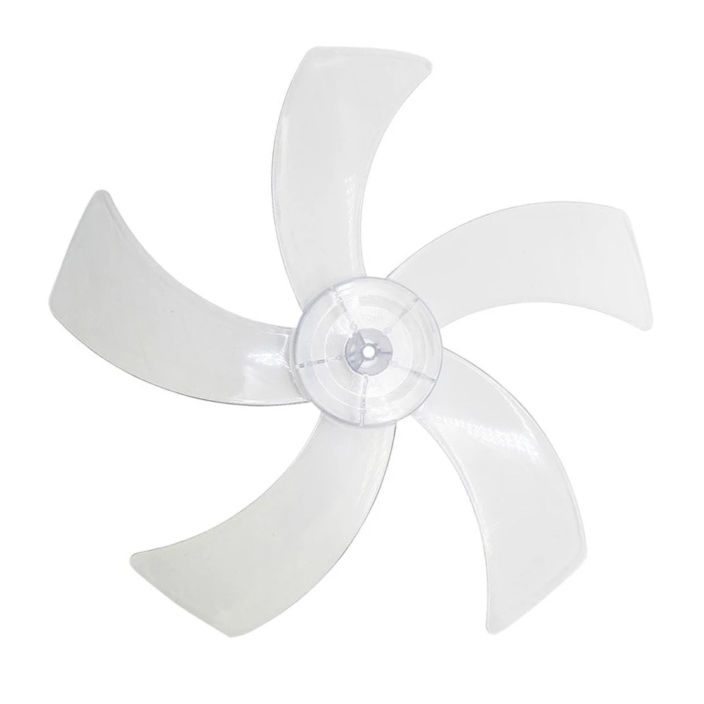 Quiet 18 Inch White Plastic Replacement Fan Blade Easy Install Low Noise Compatible With Standard For Home Cooling Systems