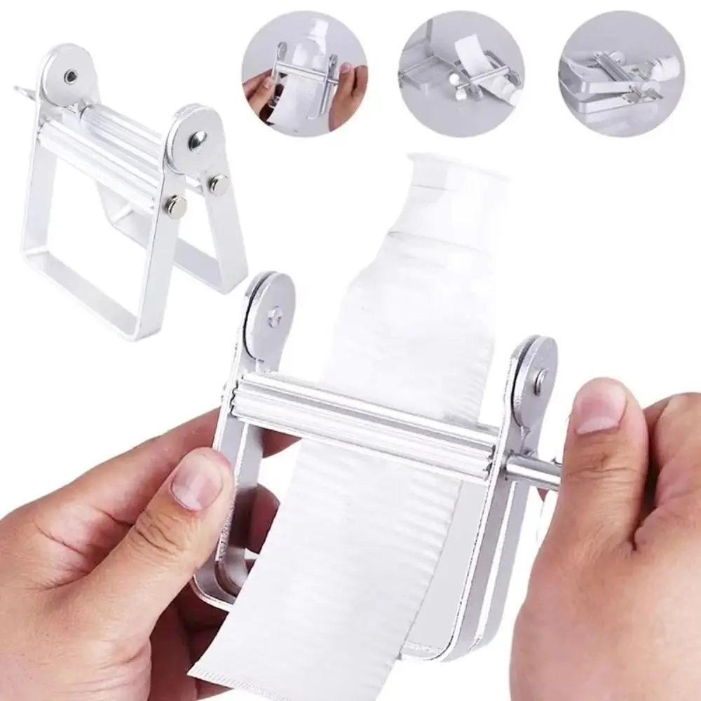 Manual Rotating Toothpaste Squeezer Efficient Usage No Waste Cosmetic Paint Extruder Creative Labor-Saving