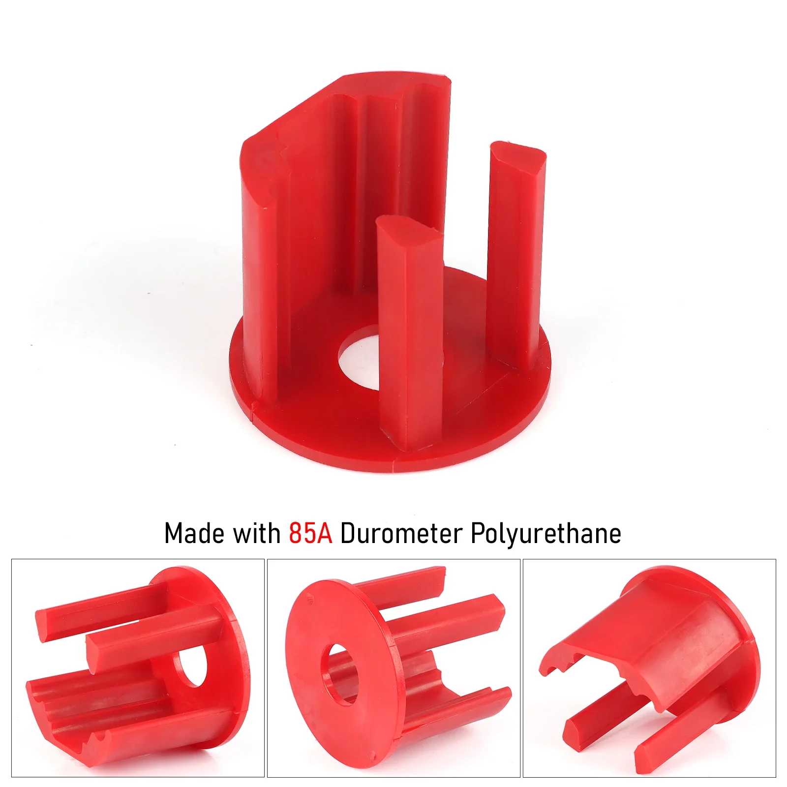 For VW Golf GTI Rabbit Passat Tiguan EOS Audi A3 Q3 2.0TSI Red Engine Torque Arm Insert Dog Bone Mount Kit
