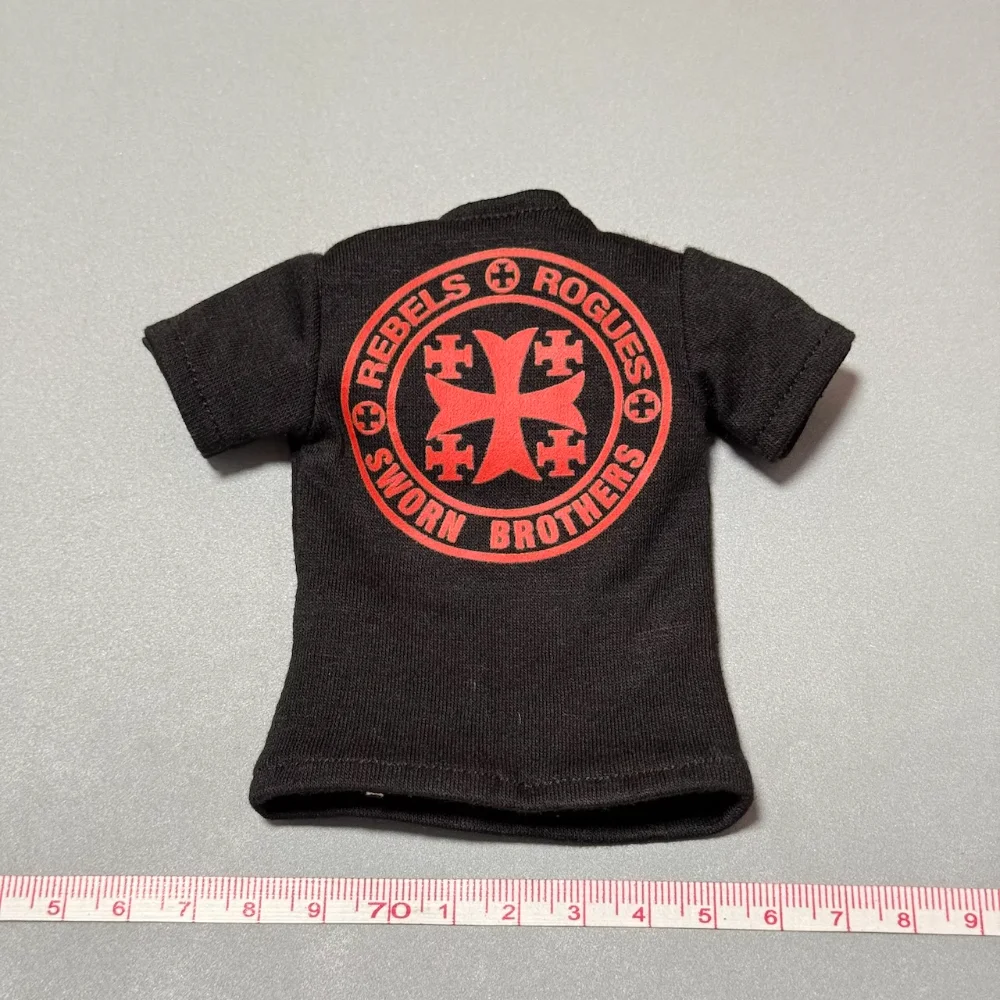 ES SDS13R ZERT 1/6 Scale Soldier Black T-shirt Model for 12'' Action Figure