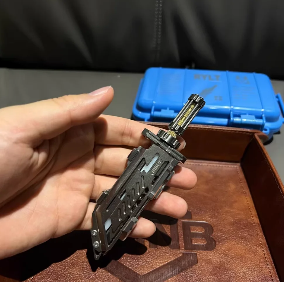 Used EDC Ignite EDC Iron Bone Thunder Titanium Alloy Fingertip gyroscope Decompression toys