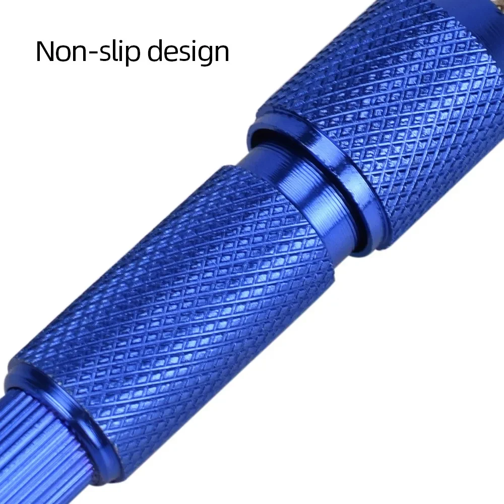 5 Colors Aluminum Microblading Pen Holder Non-Slip Knurled Tattoo Skin Marker Hand Pen Handle Lock Core Design Tattoo Drawing