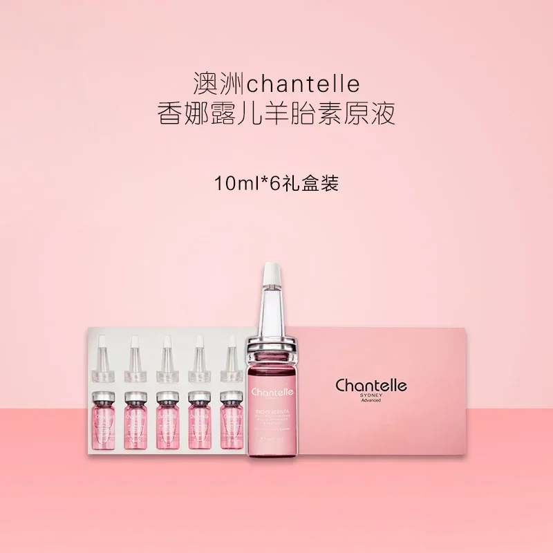 Australia 10ml*6pcs Chantelle Sheep Placenta Serum Anti-aging Reduce Pigmentation Firmness Moisturizing Anti-wrinkle Skin Care