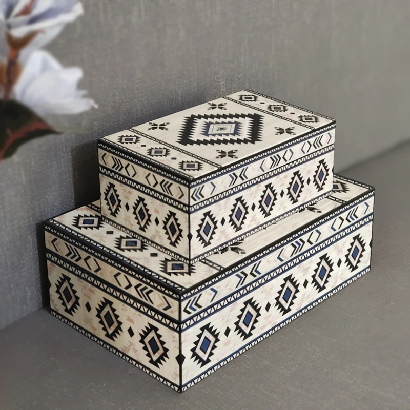 

Шкатулка для драгоценностей в этническом стиле, органайзер для ожерелья, серьги, дисплей, коробки для хранения, портативная дорожная шкатулка для драгоценностей, контейнер, женские подарки