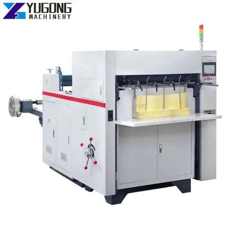 High Speed Roll Paper Cup Blanks Automatic Die Cutting Creasing Machine Portable Die Cutting And Creasing Machinery for Sale