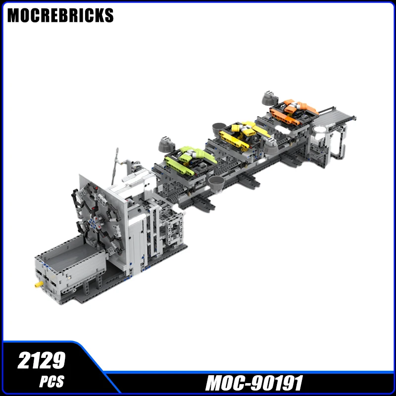 

Moc GBC Series Ball Rolling Machine12 Building Block Puzzle Educational Creative Science Collection Experts Contraption BrickToy