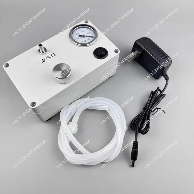 Desktop Vacuum Pump, Adjustable Suction with Pressure Gauge, for Lab Filtration, Defoaming, and Negative Pressure Applications