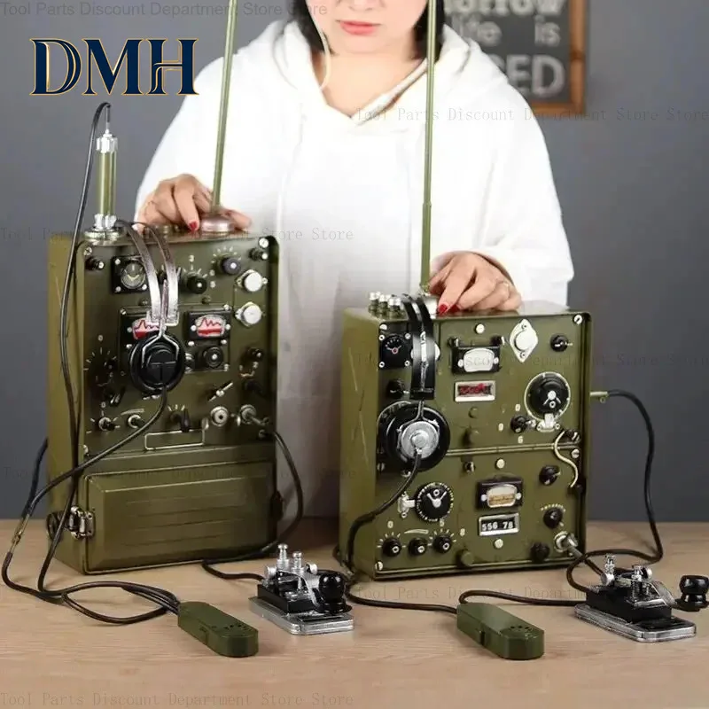 Retro Vintage Radio Transmitter Model, Nostalgic Old Object, Republic Of China Props, Decorations, Ornaments