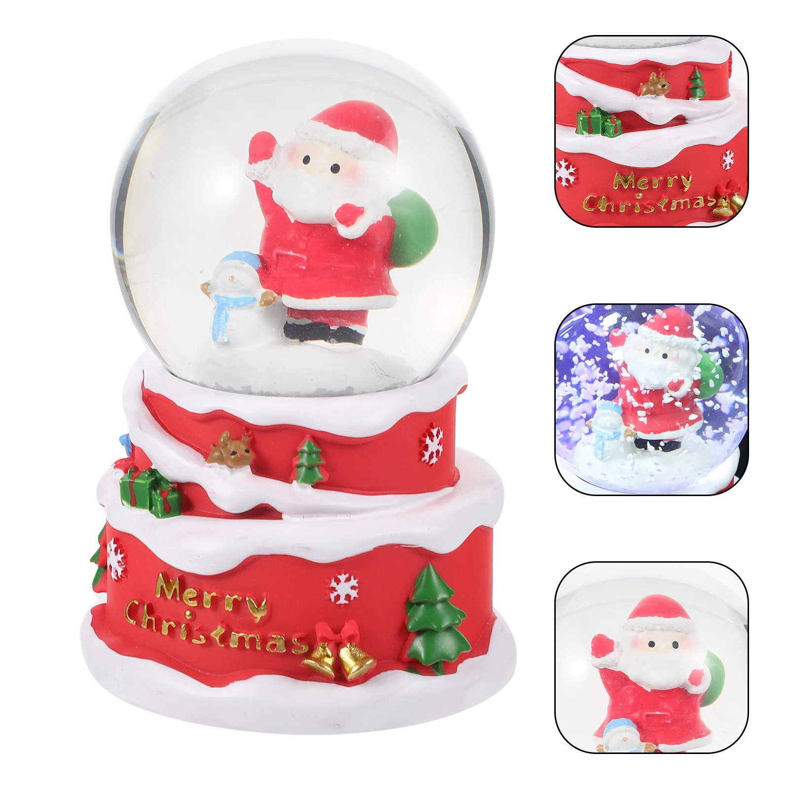 

Christmas Crystal Ball Decoration Christmas Landscape Ornament Desktop Decor Christmas Snow Globe Kids Students Favor Gifts