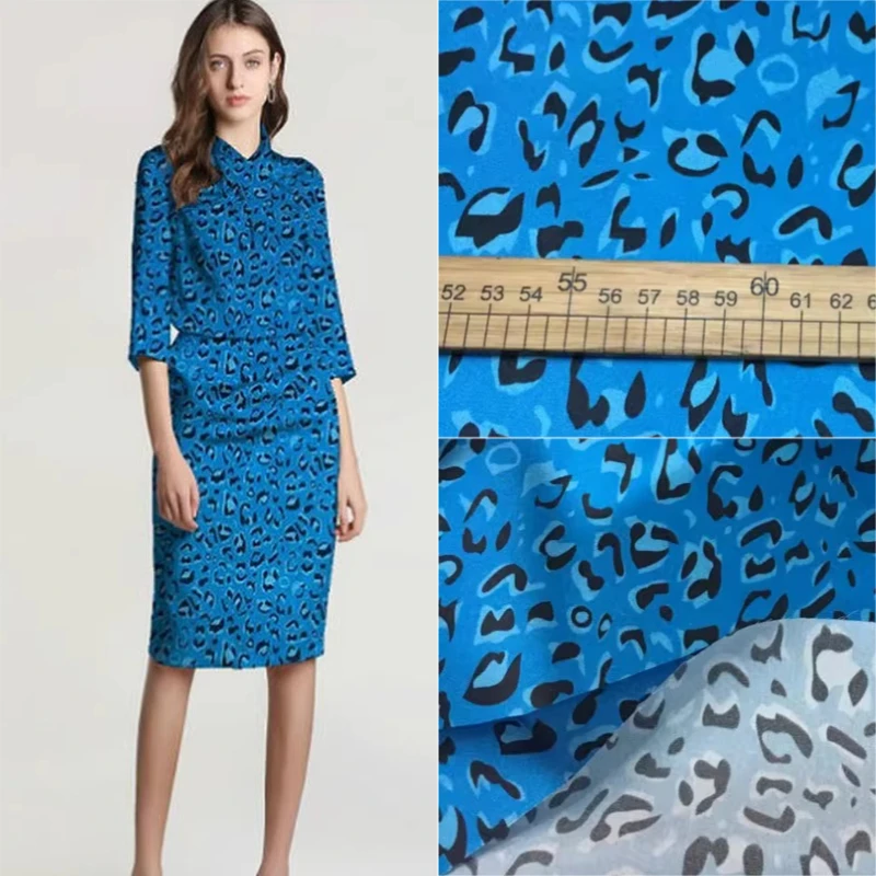 

Шелковая атласная ткань L100см x W108см, синяя, эластичная, 100% тутовый шелк шармез, мягкая, блестящая, для пошива платьев, ципао и чонсамов