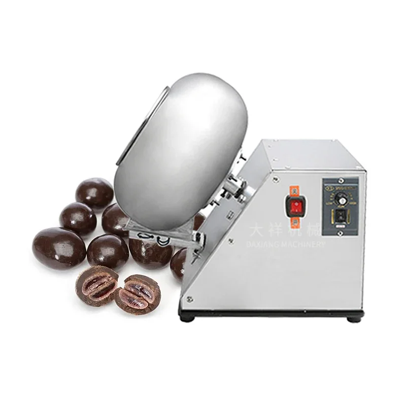 BY-300A Cheap Small Almond Cashew Nut Peanut Sugar Chocolate Counter Top Coating Machine