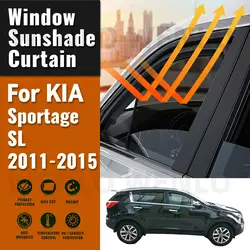 For Kia Sportage SL 2011 2012 2013 2014 2015 Car Sunshade Magnetic Front Rear Windshield Curtain Side Window Sun Shade Visor