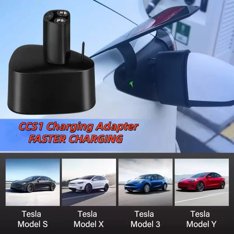 테슬라 모델 3/X/Y/S EV 충전기 DC 어댑터 CCS1 - 테슬라 250KW 전기차 변환기 충전소 콤보 컨버터 썸네일 2