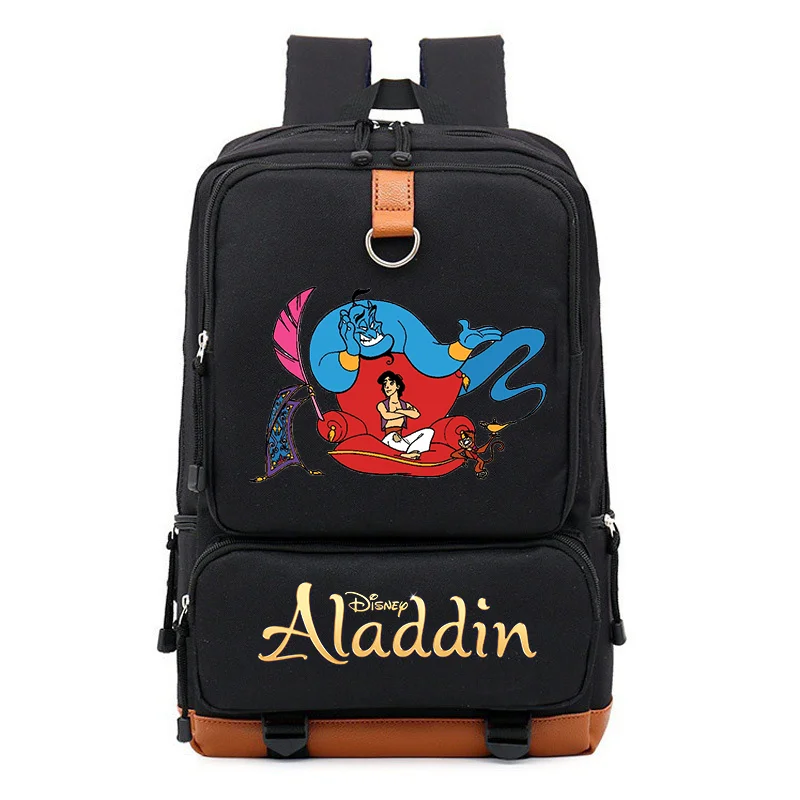 

Cartoon Disney Aladdin Backpacks For Boys Girls School Bags Rucksack Teenagers Children Daily Travel Backpack Mochila