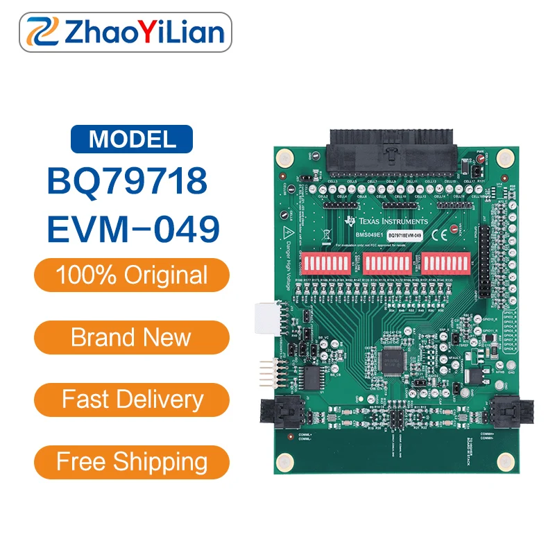 For BQ79718EVM‑049 1mV Accurate Cell Sensing Board Overvoltage Undertemp Protection Work With USB2ANY Debug Tool