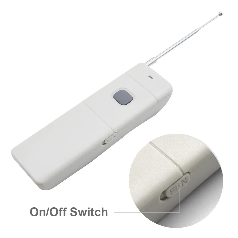 High Power 1/2/3/4 CH RF Remote Control 433Mhz 3000 Meters Long Distance Receiver Transmitter 1527 Learning Code Remote Control