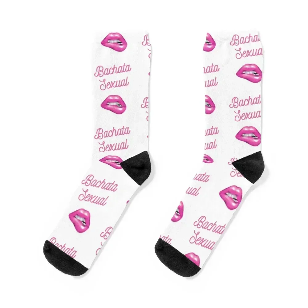 Bachata Sexual lips 2 Socks luxe hiphop with print Antiskid soccer Socks Men's Women's