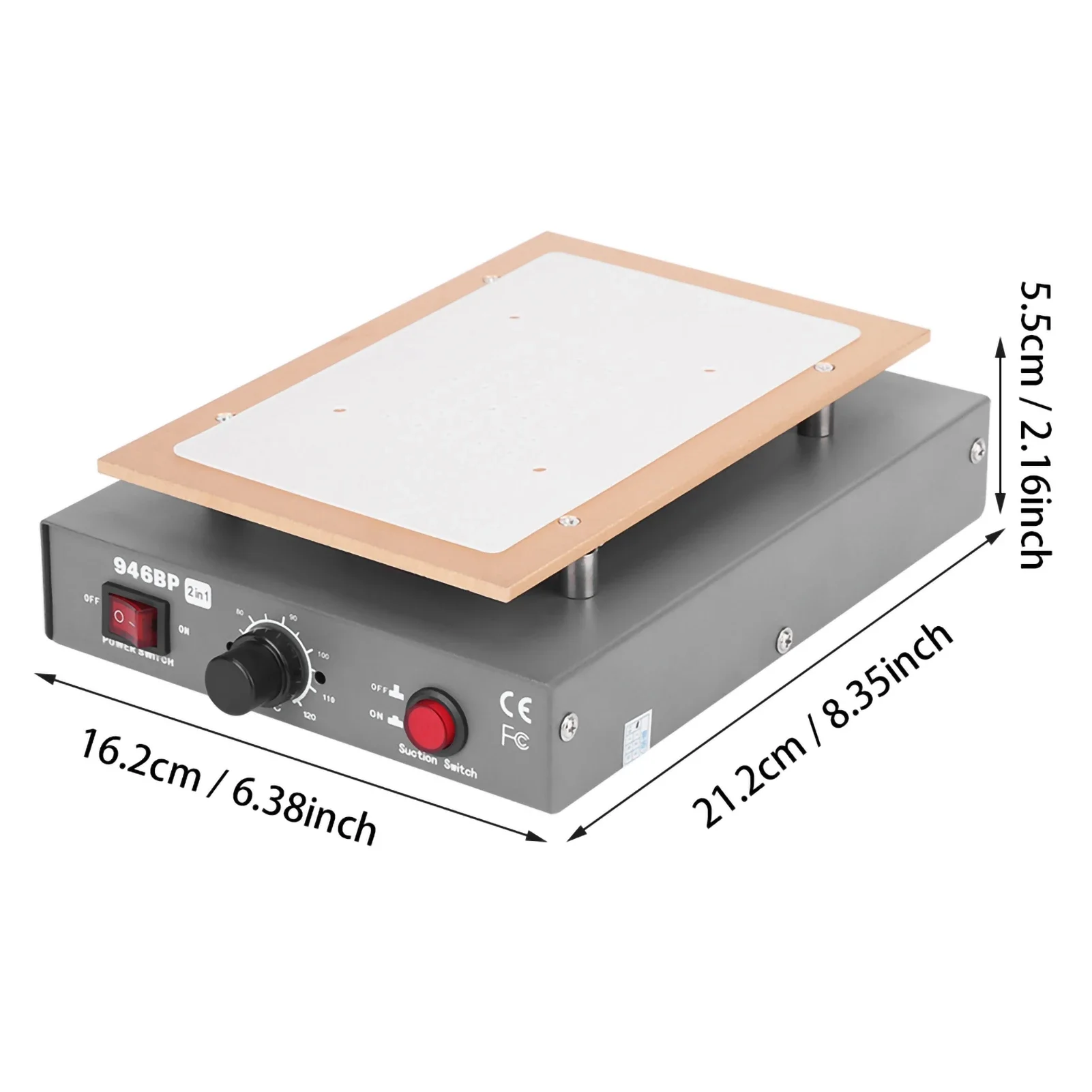 2-in-1 heating separator-946BP upgraded version Touch Screen Separator Machine for Cellphone Repair