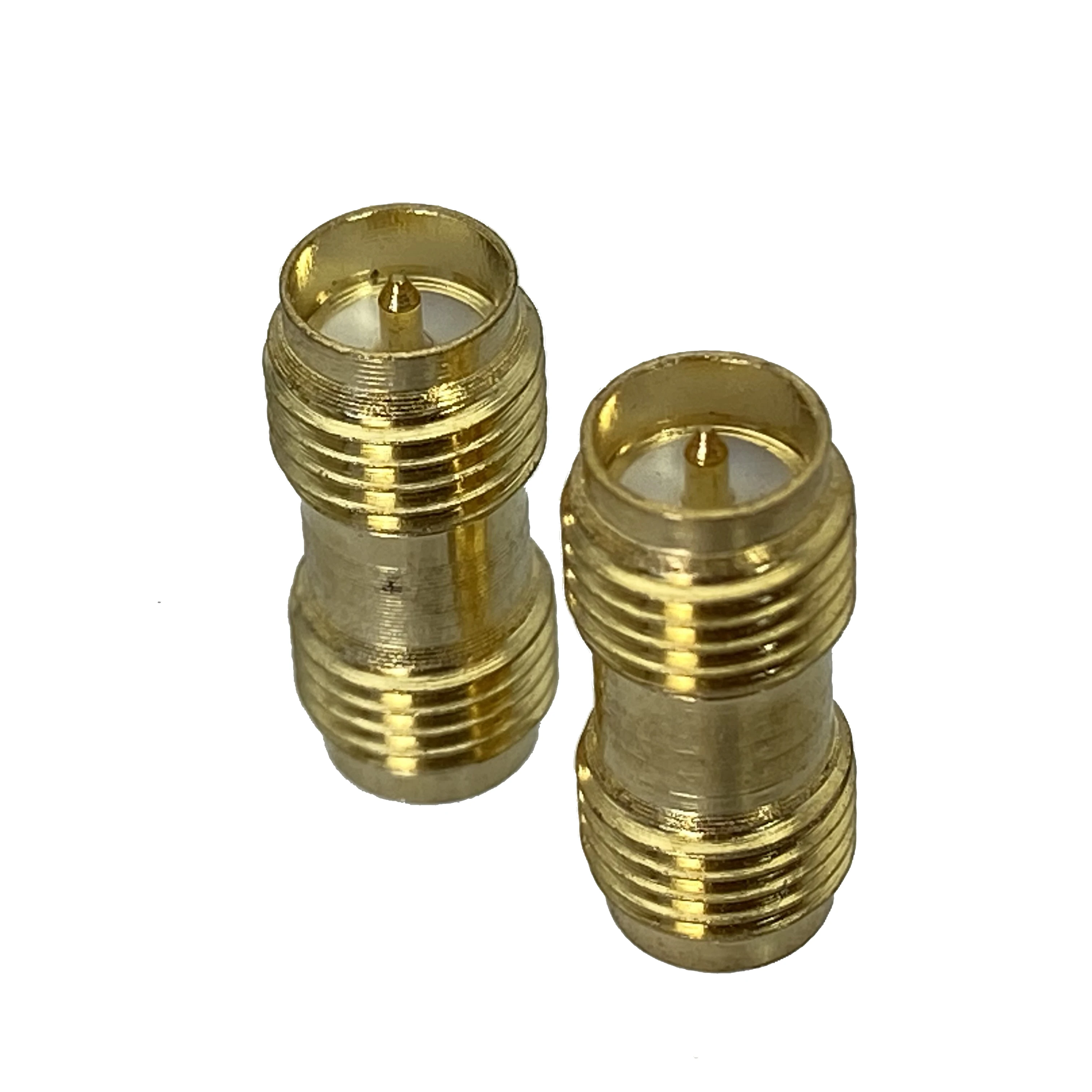 RP SMA Female to RP SMA Female, RP SMA Coupler Barrel Adapter RF Coax Connector 1-Pack for Ham Radio, Antenna, Handheld Radio