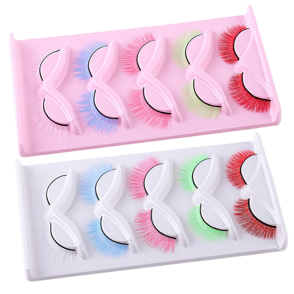 Fake Eyelashes 2 Boxes False Lashes Extensions Natural Individual for Weddings Dates Birthdays Makeup Supplies