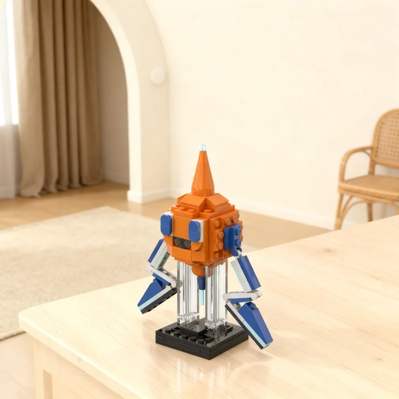 135pcs MOC Pokémon Rotom Standard Form Model Building Blocks Toy Construction Christmas Gifts Assemble Creative DIY Birthday