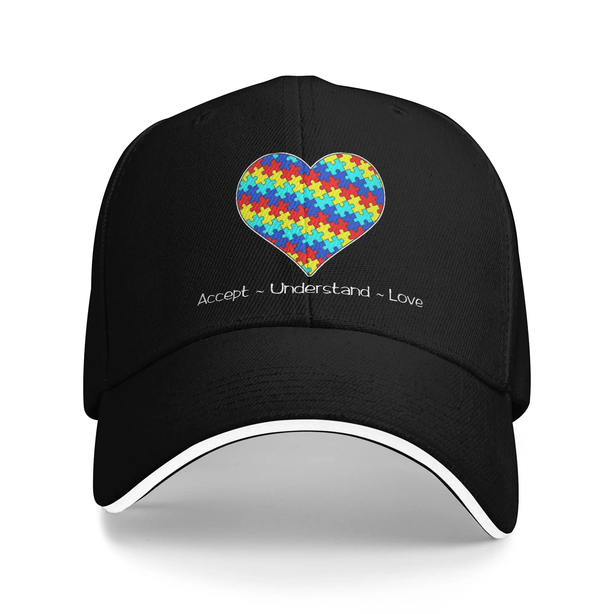 New Baseball Caps Autism Awareness Respect Love Support  Merch For Men Women Trucker Cap Retro  Snapback Hat Adjustable Fit