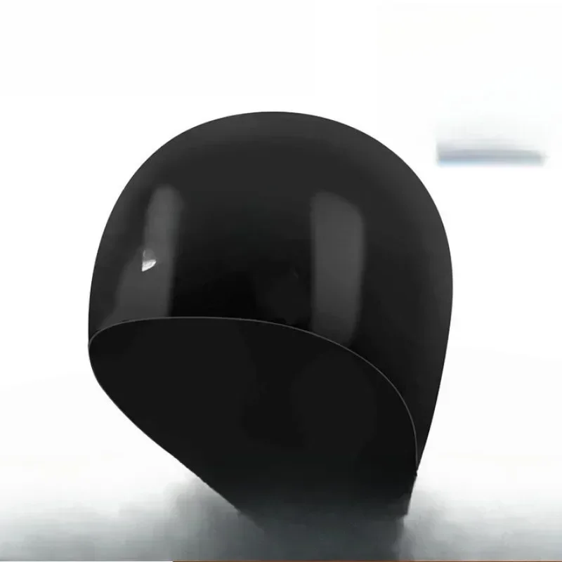 Shark skin, black/white [Shark skin competition swimming cap]