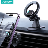 Joyroom Universal Magnetic Car Phone Mount 20 Strongest Magnets Car Phone Holder Dash All-Metal Phone Mount Not Drop 3M Adhesive