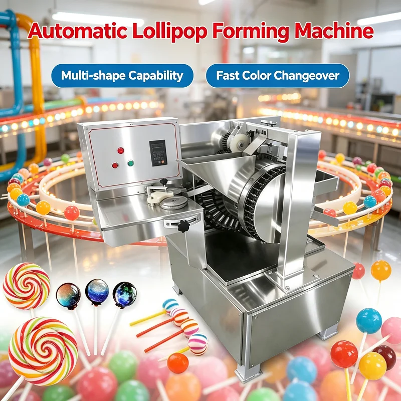 Lollipop Making Machine Manual Candy Molding Equipment Hard Round Lollypop Production Line For Home Candy Business