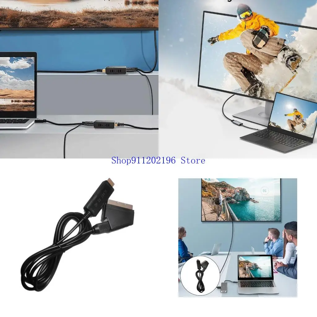 P82A Scart в HDTV -порт -преобразователь Удлиняющий проволоки 1,80M AV -сигнальный адаптер P82A Scart в HDTV -порт -преобразователь Удлиняющий проволоки 1,80M AV -сигнальный адаптер