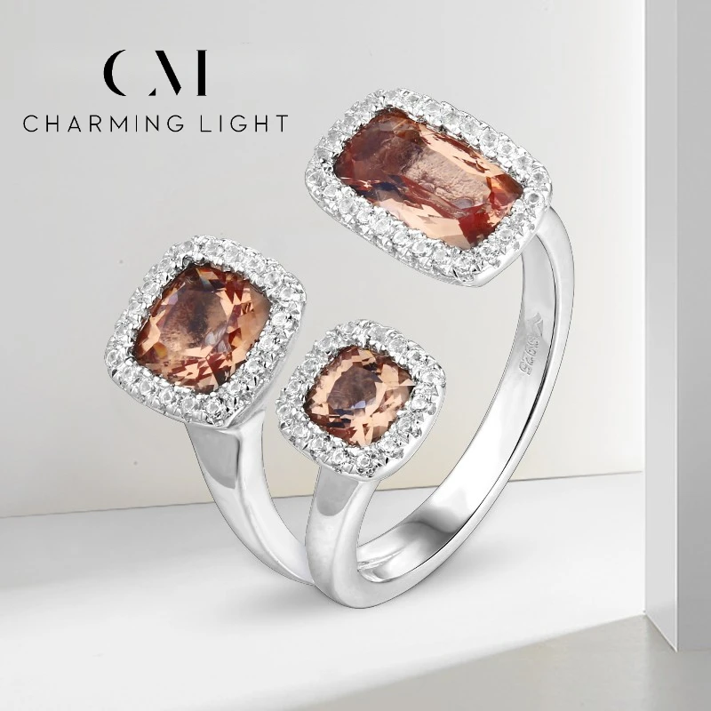 

CHARMING Original Design Zultanite S925 Silver Ring Created Sultanite Stone Color Changes Special Fashion Style Jewelry Gifts