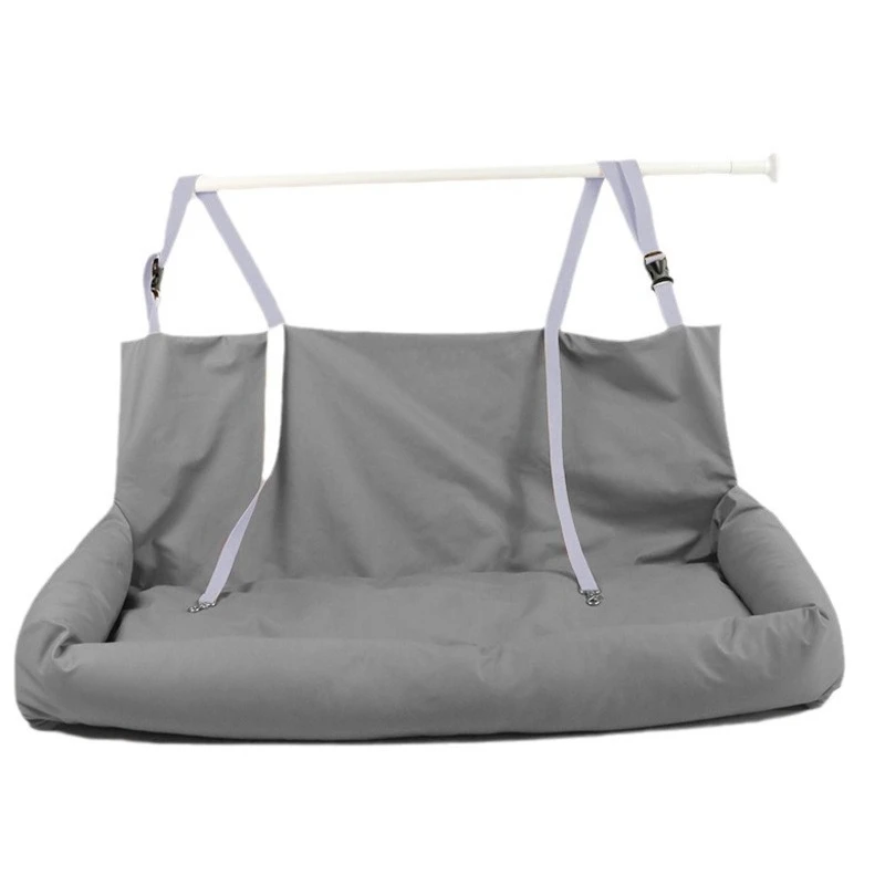 

High-end car kennel double seat rear pet kennel pad car seat two waterproof