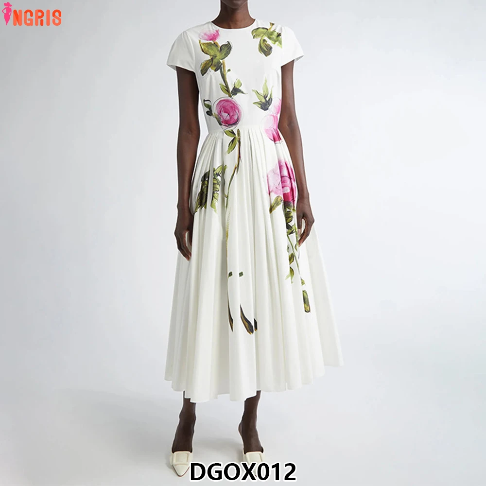 

Casual Women's Clothing Temperament Water-soluble Lace Half Skirt Two-Piece Set 2025 New-DGOX012