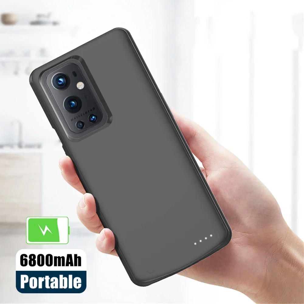 For OnePlus 9 8 8T 10 10 Pro Power for OnePlus 9 Pro Portable Powerbank External Battery Charger Cases Batteries Charging Cases