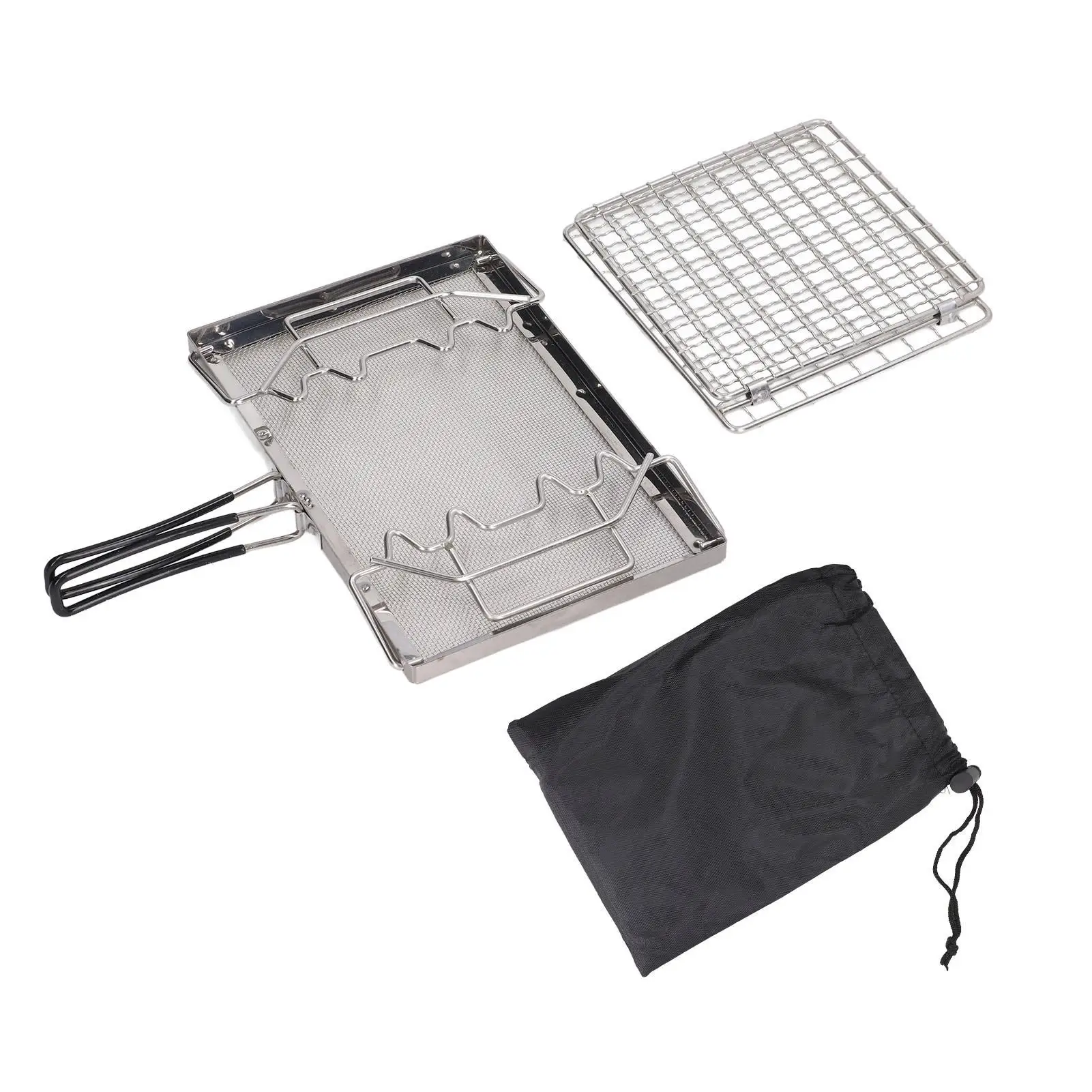 

Portable Stainless Steel Barbecue Camping Stove Toaster – Foldable Outdoor Stovetop for Picnics & Adventures