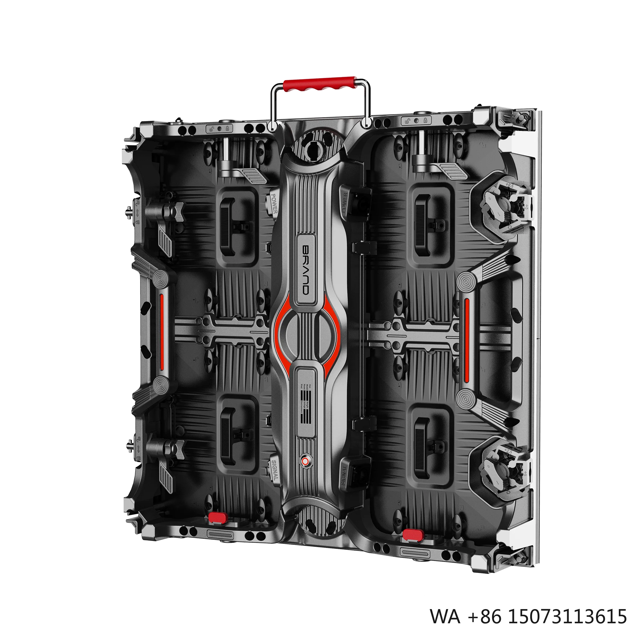 Tela LED de parede de cortina de vídeo de palco - Painel modular de aluguel P3.91 para eventos de casamentos