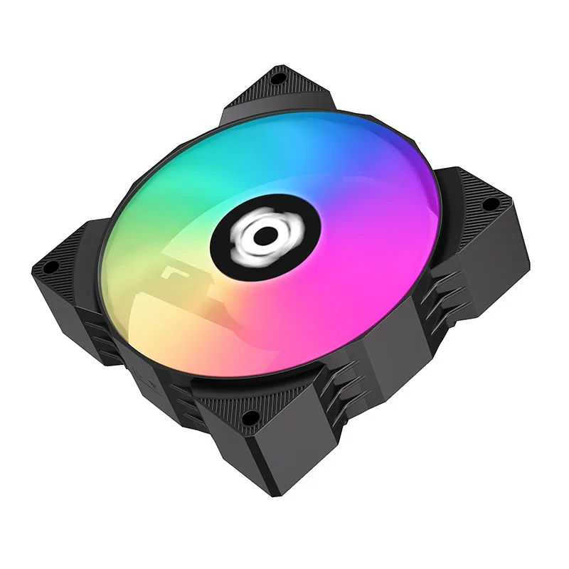 TEUCER T9025 90mm RGB ARGB CPU Cooling Fan, PWM Speed Regulation 800-2200RPM, ITX Chassis Cooling Solution view 4