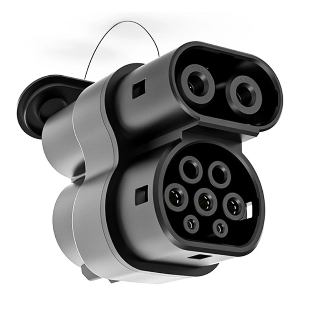 

AUTO CCS1 To CCS2 Plug EV Adapter Charging Connector 250A AC+DC US To EU EV Connect Adapter Fast Charging Adapter