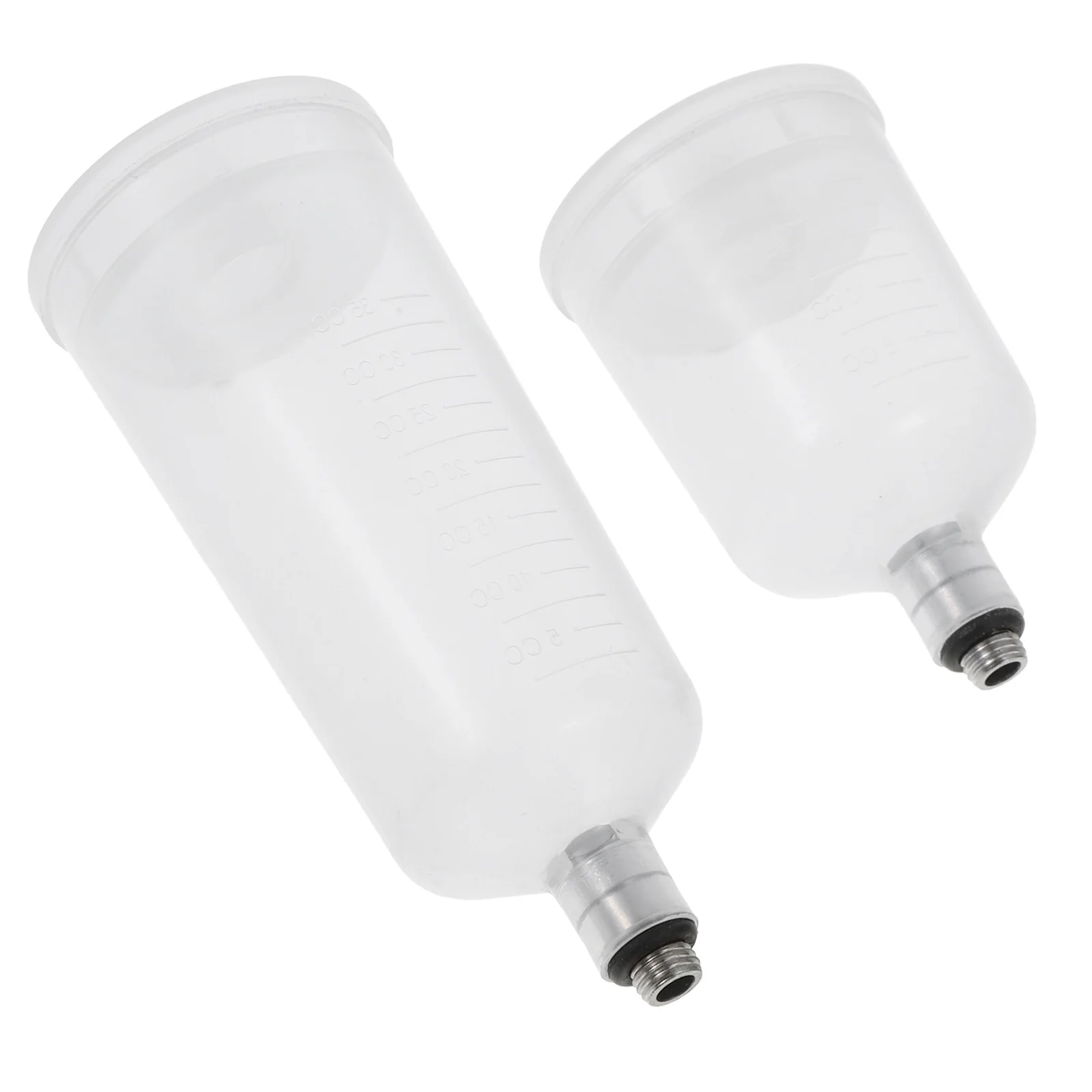 مجموعة أكواب طلاء البخاخة القابلة للفك مكونة من قطعتين قابلة لإعادة الملء وخفيفة الوزن ومحمولة لطلاء كعكة الأظافر وزجاجات مكياج شفافة #5