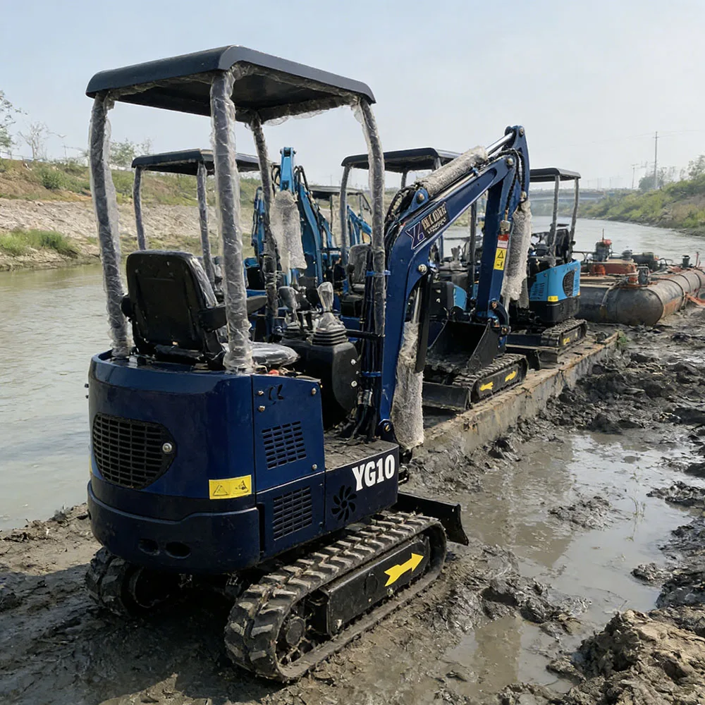 

Professional 1.5 Ton Mini Excavator Hydraulic Crawler Bagger Micro Digger Compact Track Hoe For Farm Orchard Trenching Work