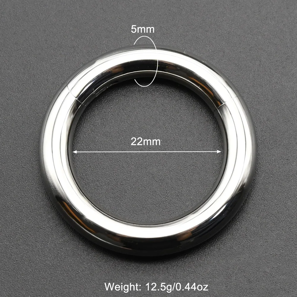 Starose Smooth Hinged Steel Segment Ring 00g Steel 4