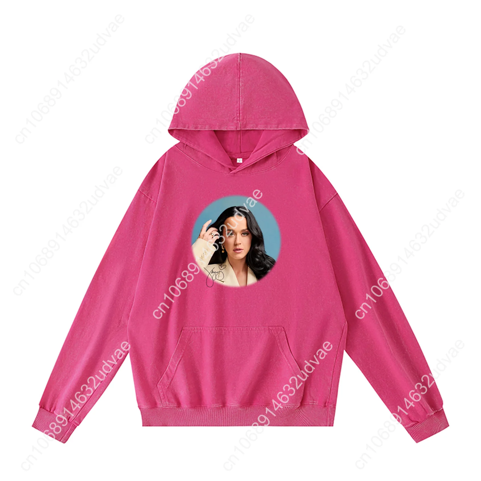 Katy Perry Hoodies Retro Hooded Sweatshirt Man Woman Teenager Vintage Pullover Sweat Shirt with Pocket Oversized Customized Tops