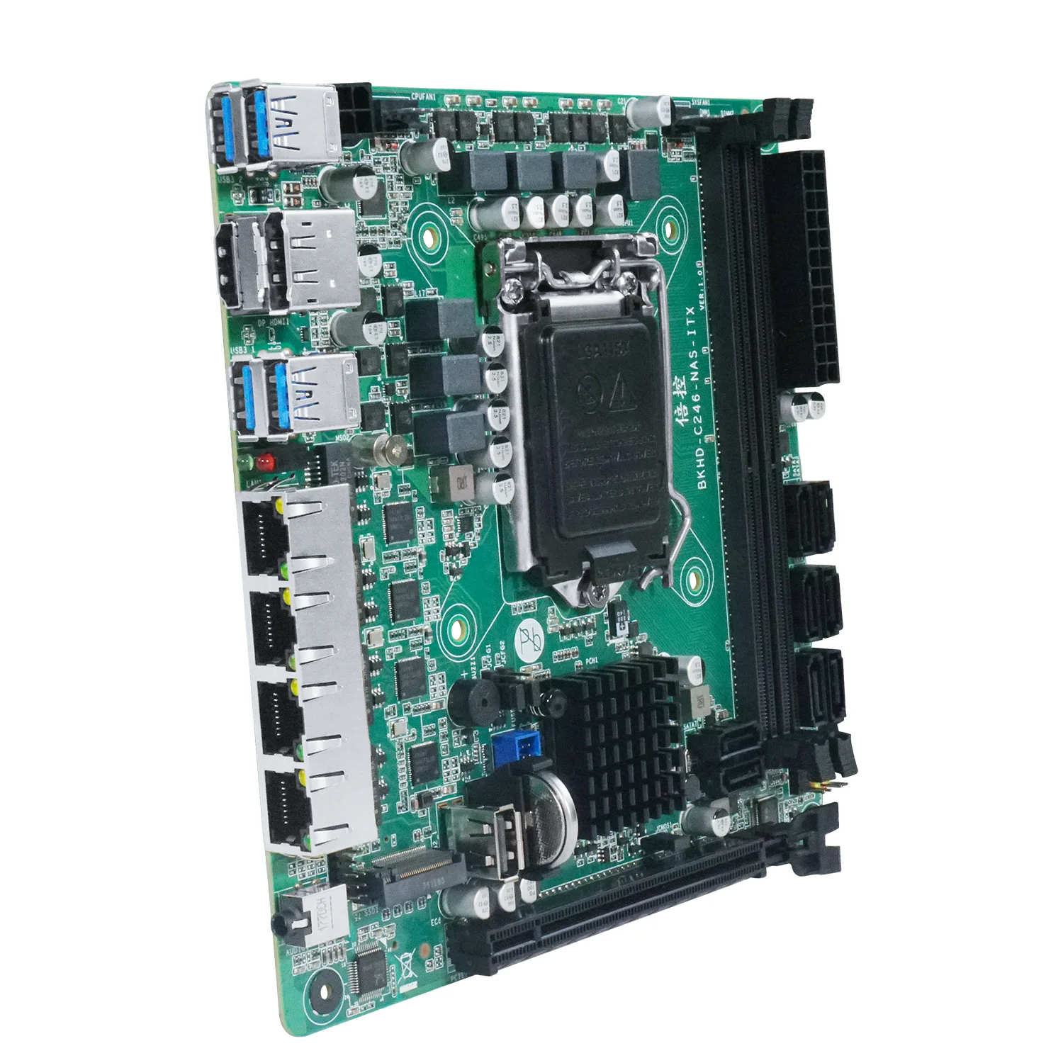 Płyta główna C246 ITX NAS obsł – Nas Motherboard 8 Sata Mini Itx recenzja i cena