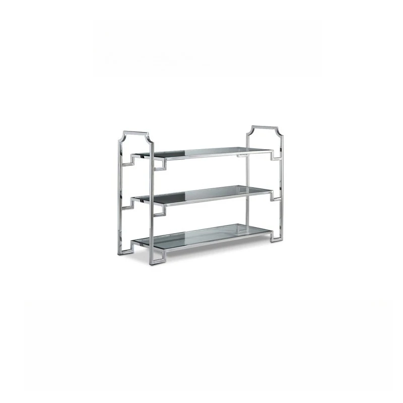 

floor-to-ceiling display rack Glass clothing store shelf Light luxury wine cabinet Transparent display