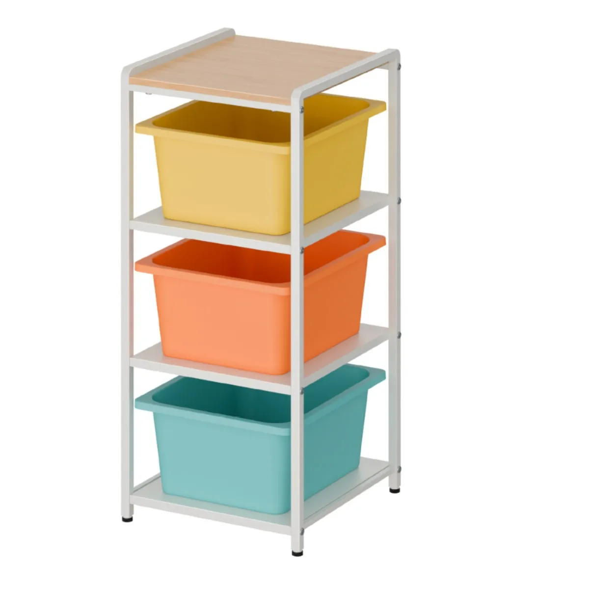 Multi-layer children's toy storage cabinet Large capacity locker Bookshelf Home living room Bedroom Baby shelf Cart