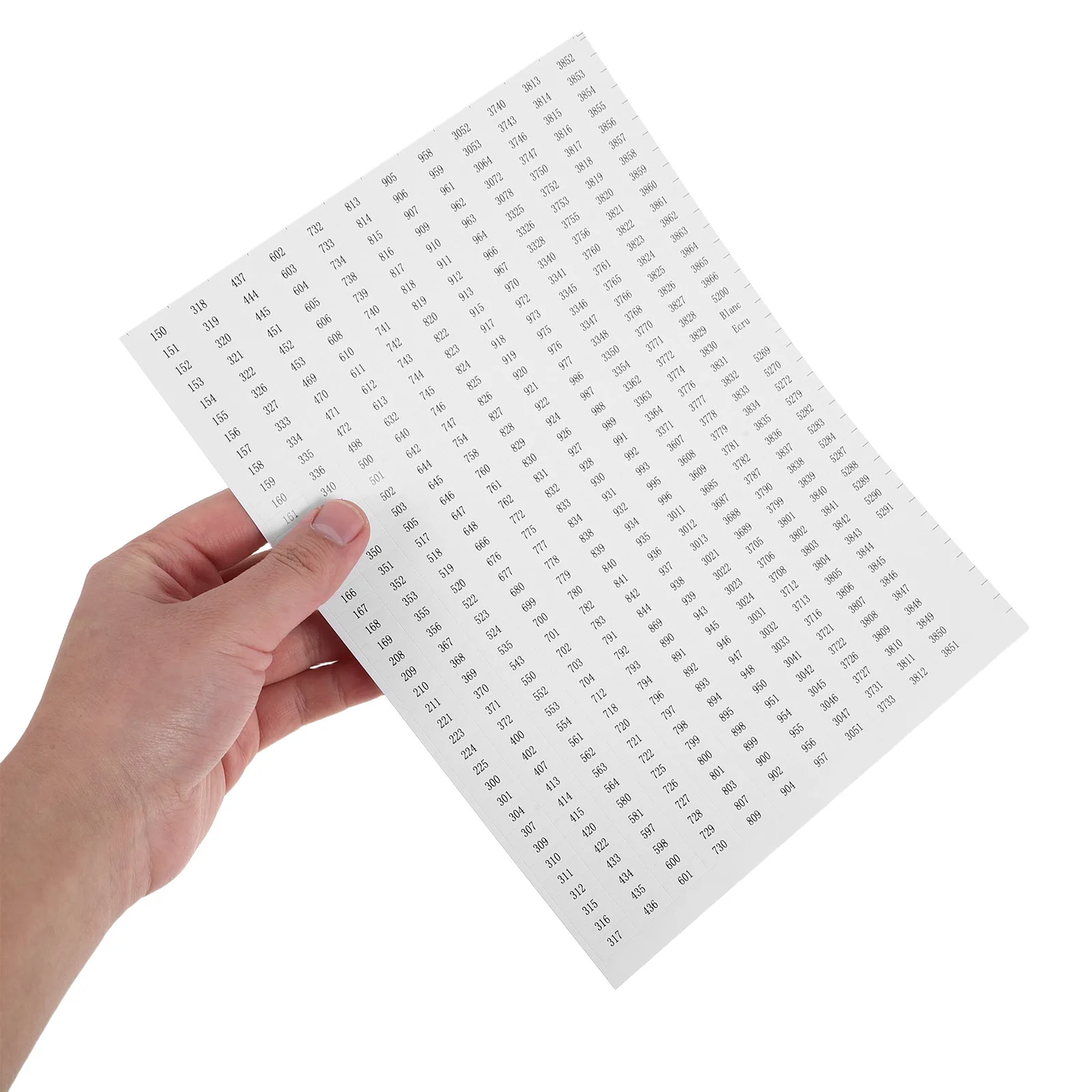 

40 листов этикеток для вышивки нитками, самоклеящиеся наклейки для вышивки крестом, универсальные стикеры для шитья из хлопка, шелка, льна